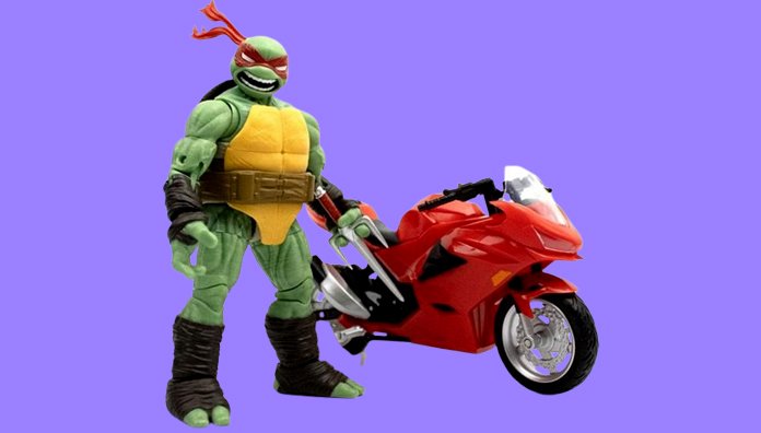 Raphael Action Figure & Bike – 5-inch Action Figures